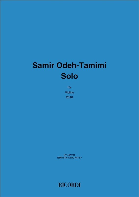 Odeh-Tamimi - Solo For Violin Softcover Book (Violin)