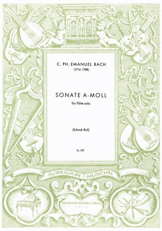 Sonata A Min Wq 132 Ed Scheck Ruf Flute Solo