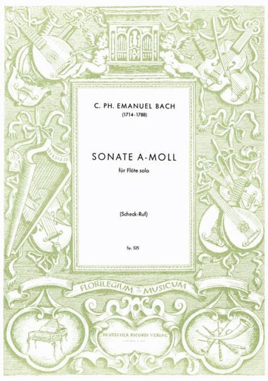 Sonata A Min Wq 132 Ed Scheck Ruf Flute Solo