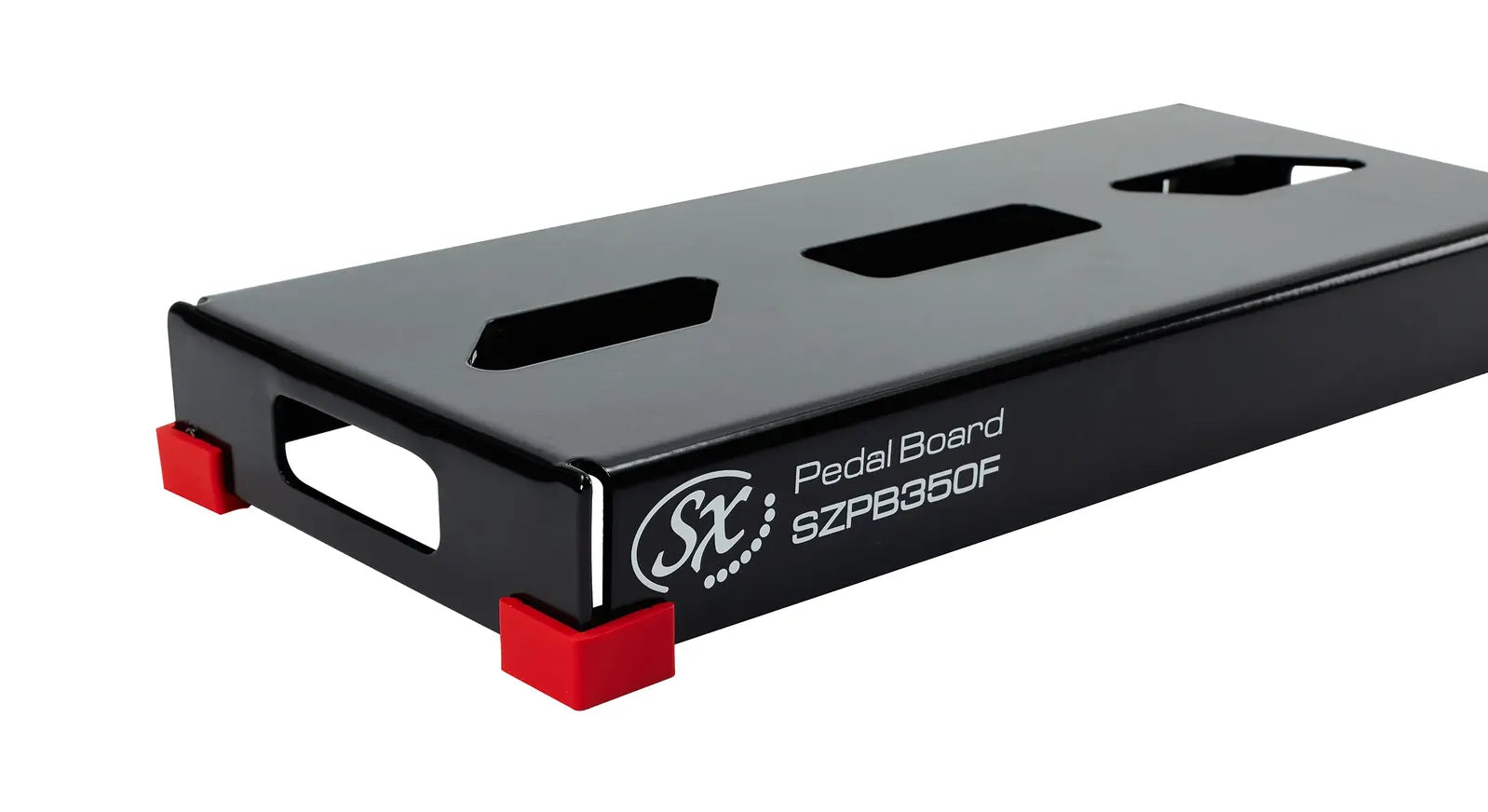 SX Mini Flat Pedalboard with Padded Gig Bag and Cable Ties - Model SZPB350FBK — view 5