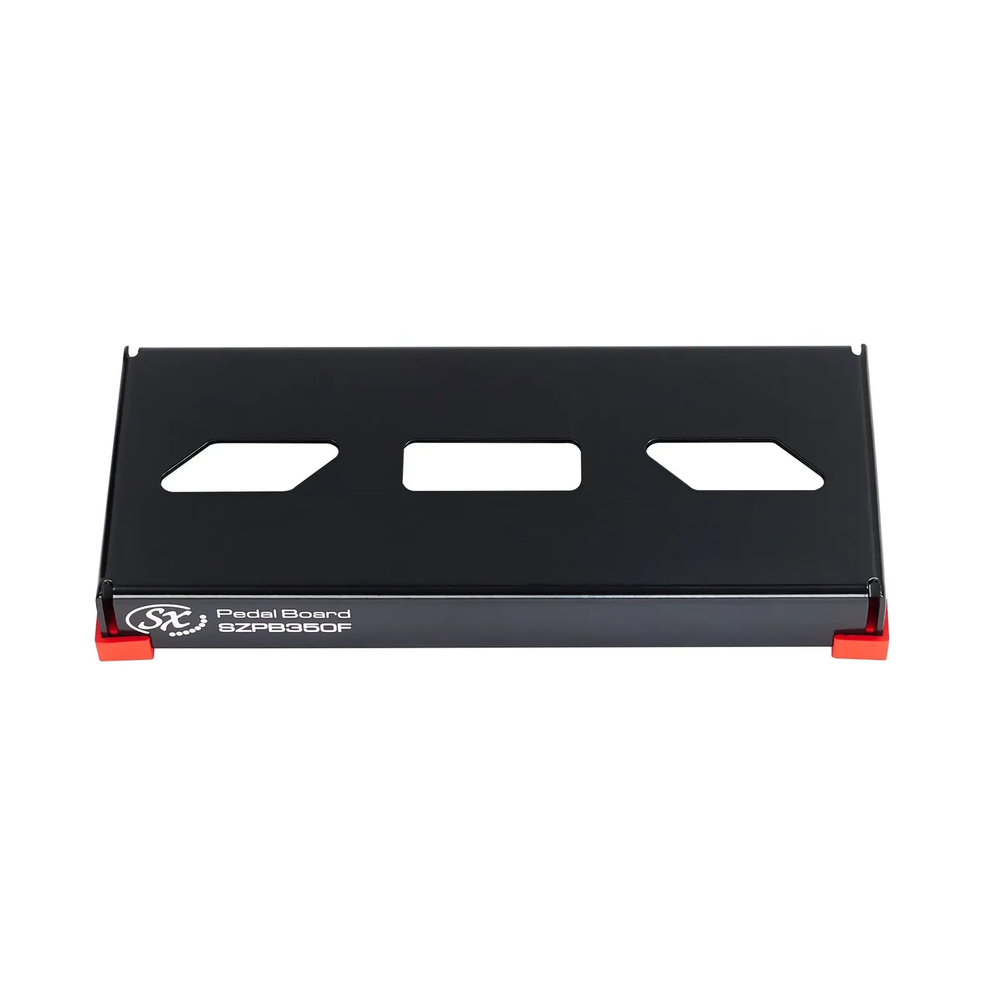 SX Mini Flat Pedalboard with Padded Gig Bag and Cable Ties - Model SZPB350FBK