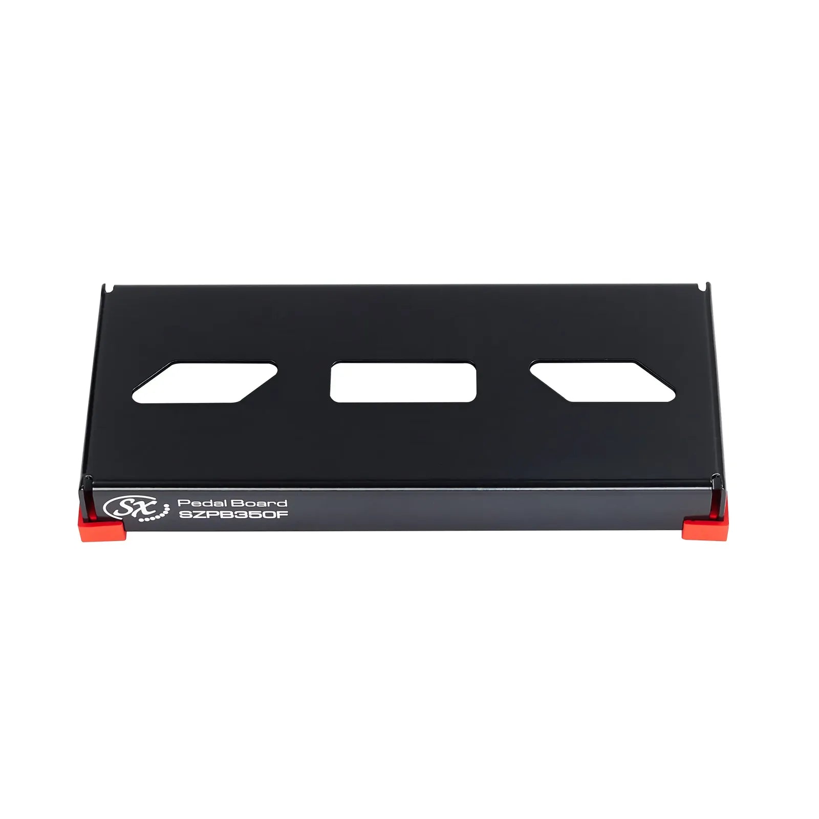 SX Mini Flat Pedalboard with Padded Gig Bag and Cable Ties - Model SZPB350FBK