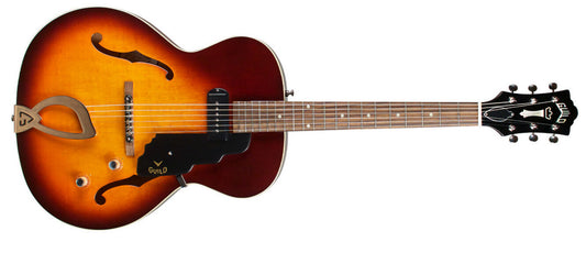 Guild T-50 Slim Hollow Body Electric Guitar Aged Sunburst
