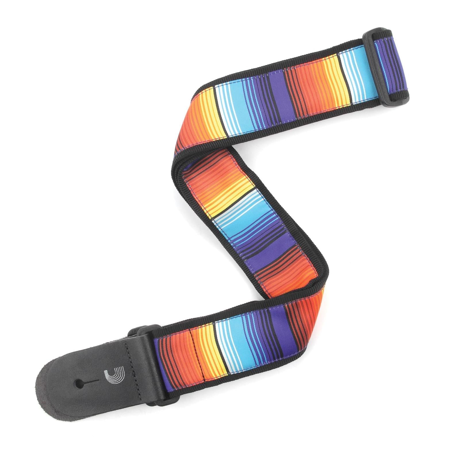 2 Inch Guitar Strap, Latin Blanket Stripe - Traditional, by D'Addario