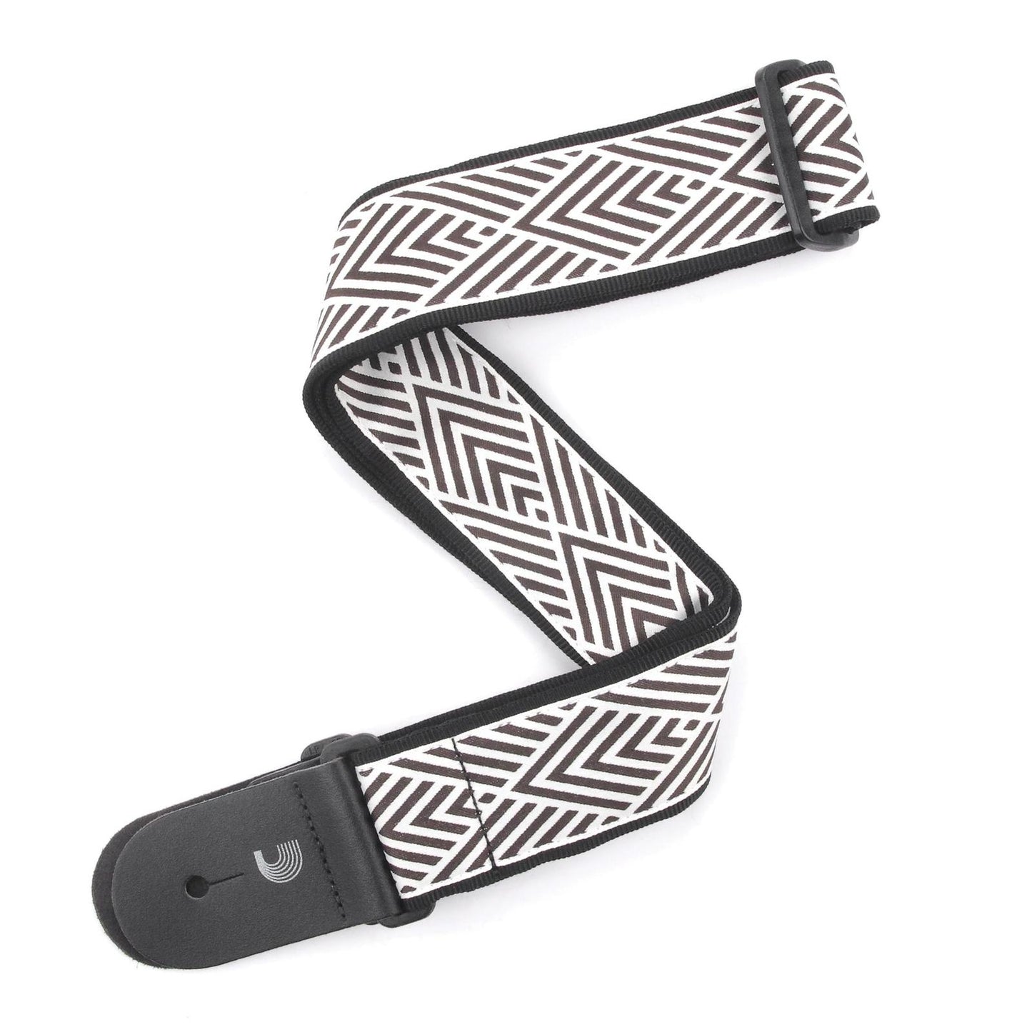 2 Inch Guitar Strap, African Geometric, - Cream, by D'Addario