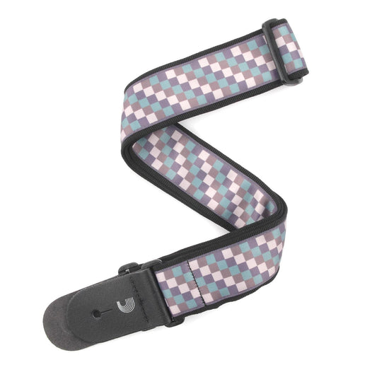 2 Inch Guitar Strap, Checkerboard - Camo, by D'Addario