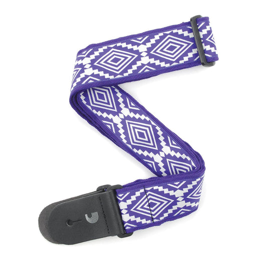 2 Inch Guitar Strap, Guatemalan - Blue, by D'Addario