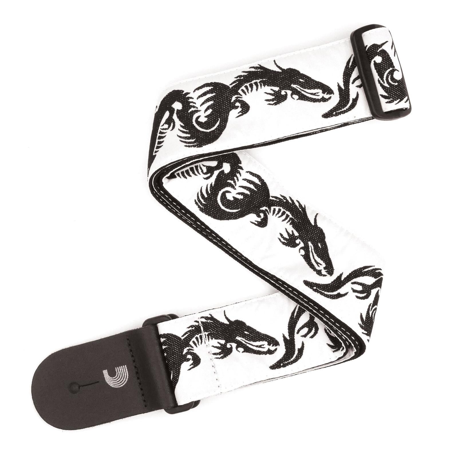 Woven Guitar Strap, Dragon Tattoo Art, by D'Addario