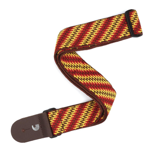 Woven Guitar Strap, Diagonal Monterey, by D'Addario