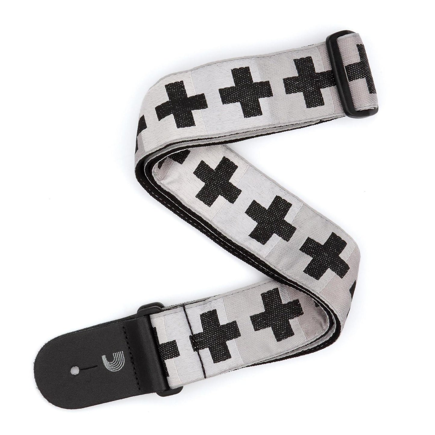 Woven Guitar Strap, Checkered Crosses, by D'Addario
