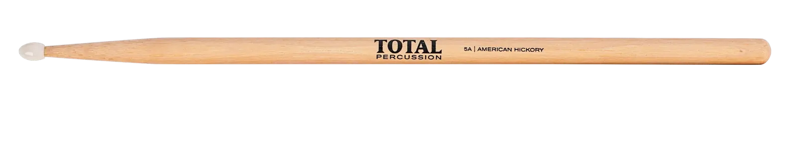 Total Percussion 5A Nylon Tip American Hickory Drumsticks