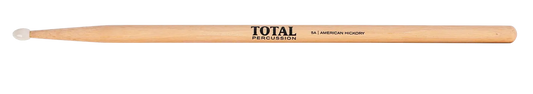 Total Percussion 5A Nylon Tip American Hickory Drumsticks