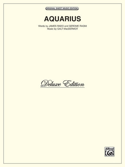 Aquarius S/S Vocal Sheet Music