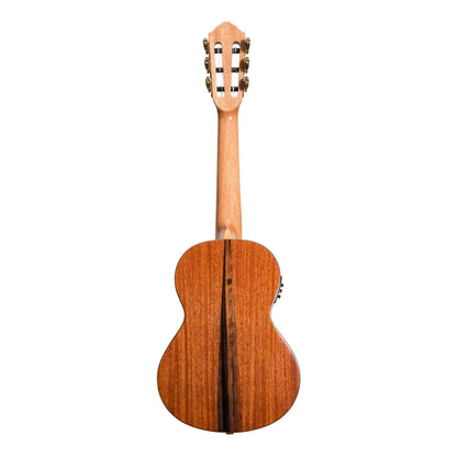 Tiki 6 String Mahogany Solid Top Electric Ukulele with Hard Case Natural Gloss T6E/C-NGL — view 2