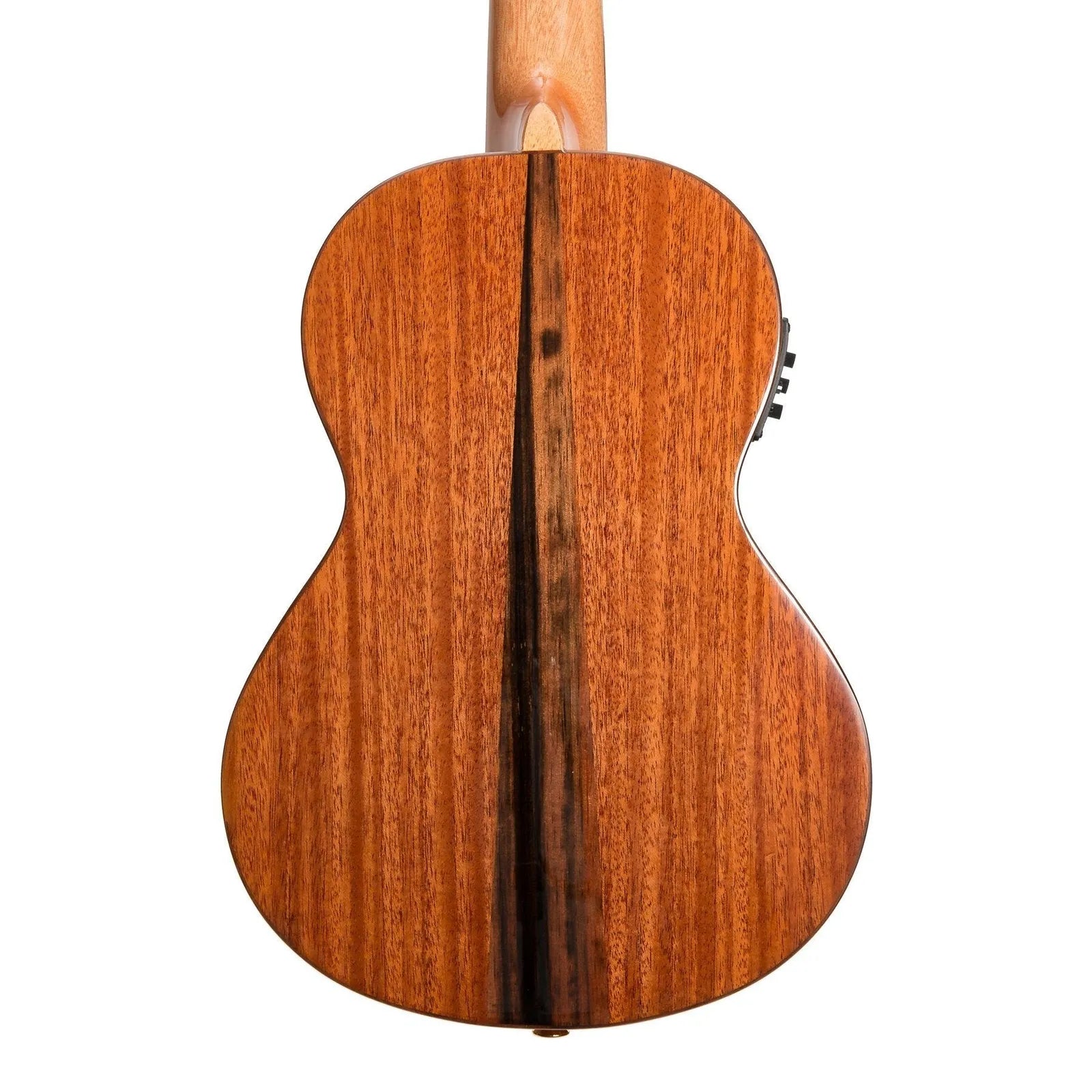 Tiki 6 String Mahogany Solid Top Electric Ukulele with Hard Case Natural Gloss T6E/C-NGL — view 5