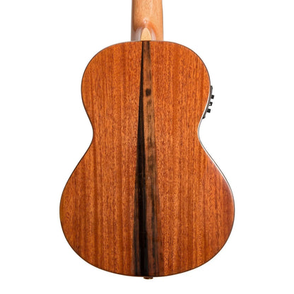 Tiki 6 String Mahogany Solid Top Electric Ukulele with Hard Case Natural Gloss T6E/C-NGL — view 5