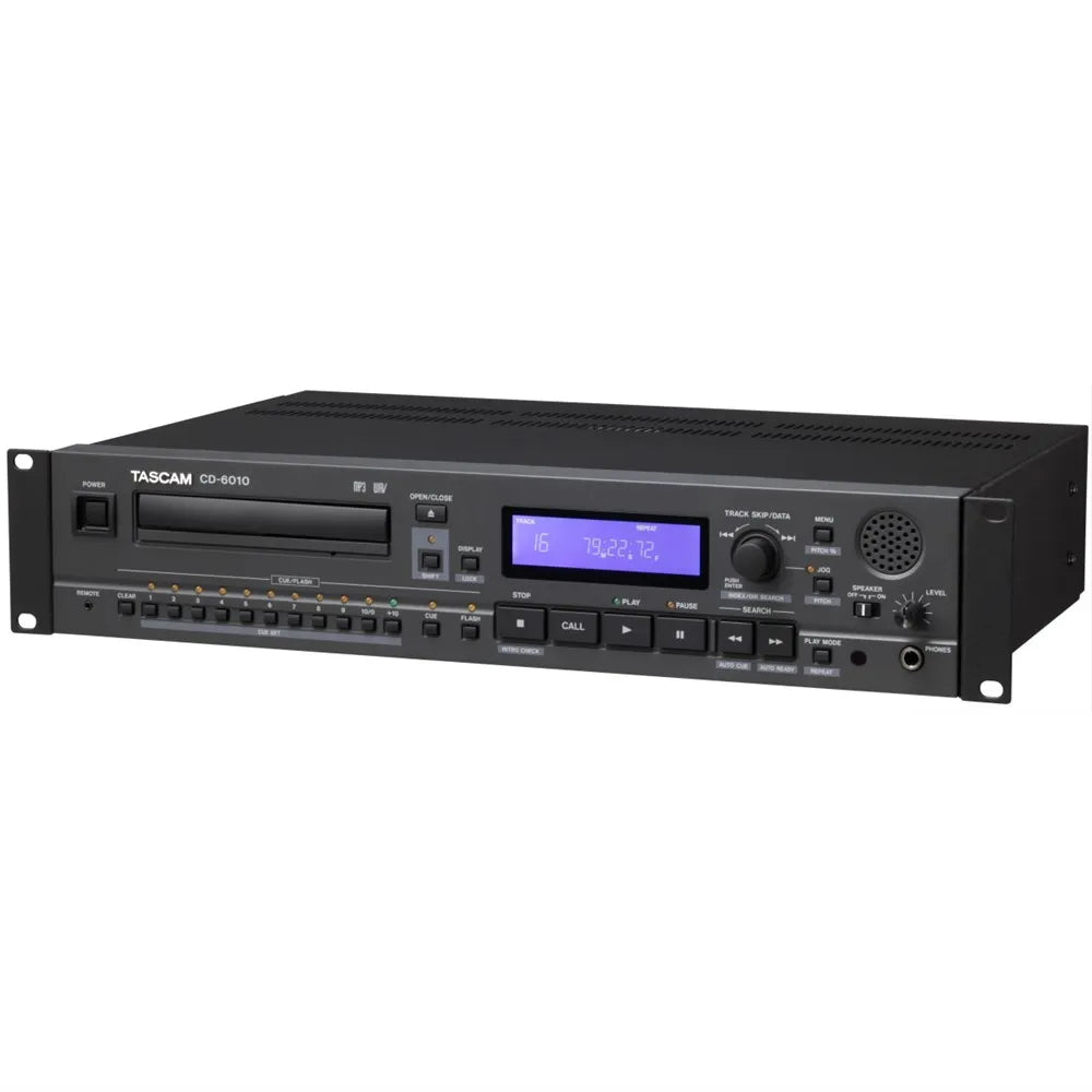 Tascam CD-6010 2U Rack-Mountable CD Player for Broadcasting Operations — view 3
