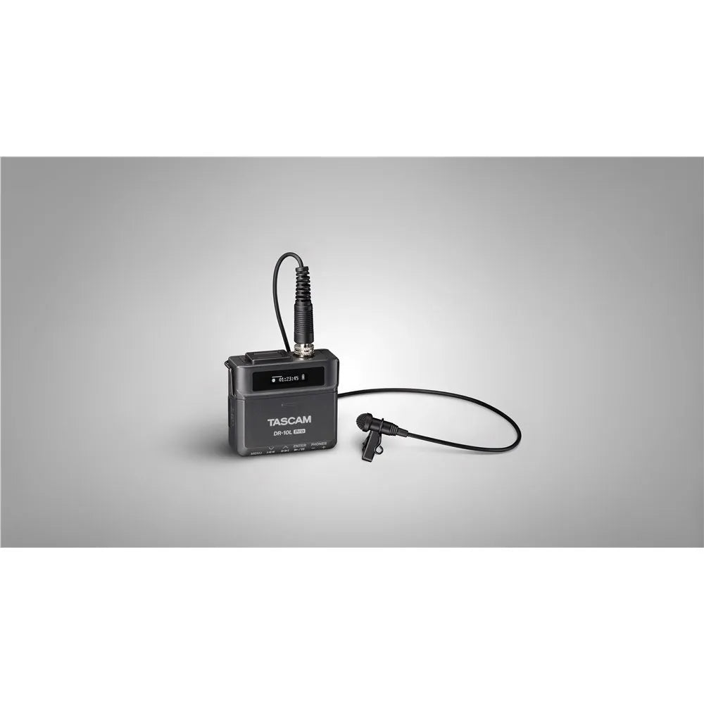 Tascam DR-10L Pro 32-bit Float Field Recorder with TM-10L Lavalier Microphone — view 3
