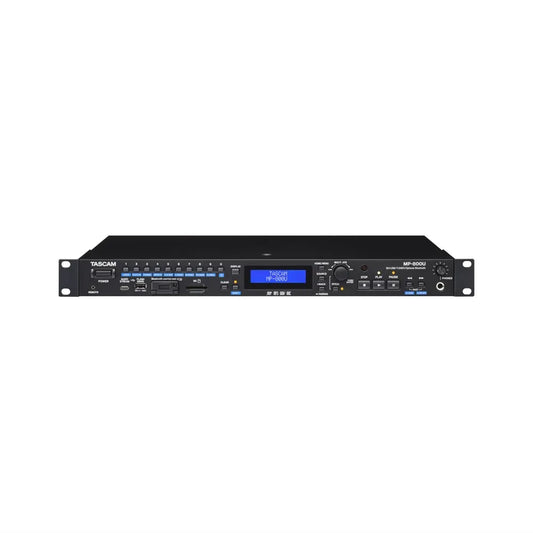 Tascam MP-800U SD/USB Player with Bluetooth Receiver, USB DAC, FM Tuner, Balanced XLR and Unbalanced RCA Outputs