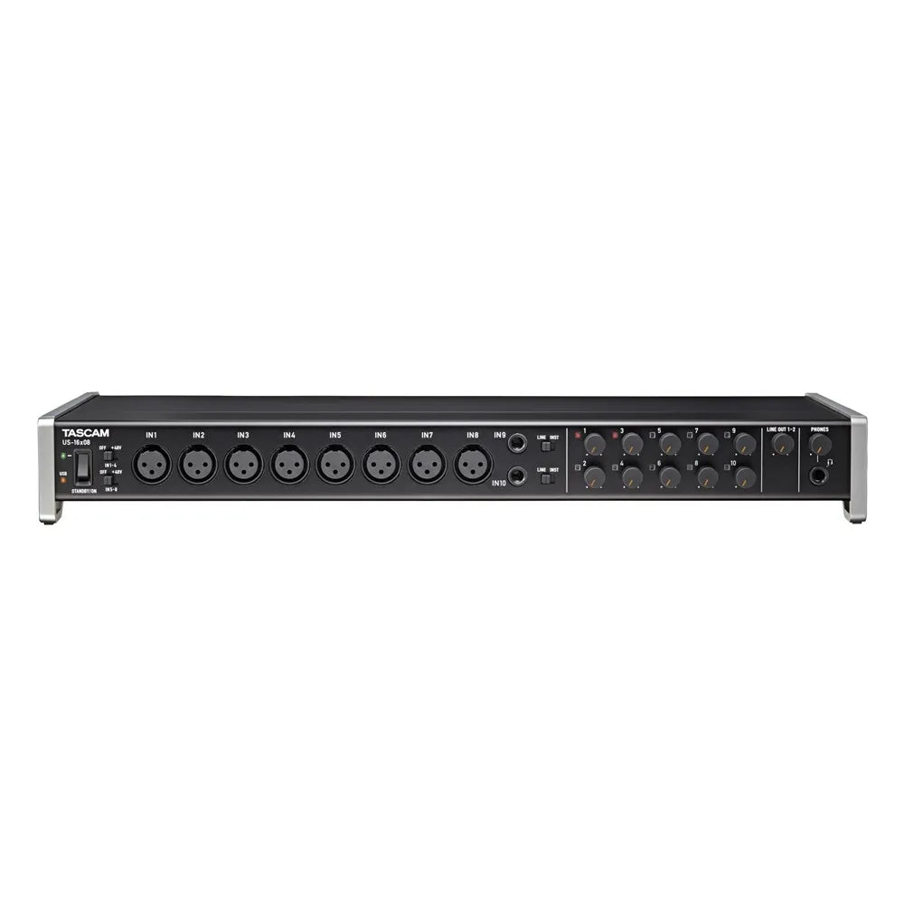Tascam US-16x08 16IN/8OUT USB Audio Interface with DSP Mixer and Ultra-HDDA Preamps