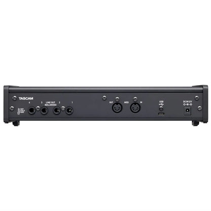 Tascam US-4x4HR USB-C Audio Interface with 4 XLR Inputs, MIDI Support, 192 kHz, Zero-Latency Monitoring, Bundled Software — view 6