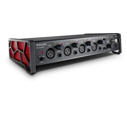 Tascam US-4x4HR USB-C Audio Interface with 4 XLR Inputs, MIDI Support, 192 kHz, Zero-Latency Monitoring, Bundled Software