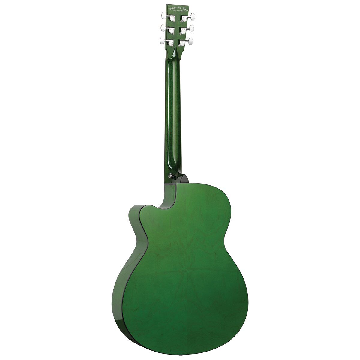 Tanglewood TA4-CEGR Azure SuperFolk C/E Pacific Walnut Aurora Green Gloss Guitar — view 2