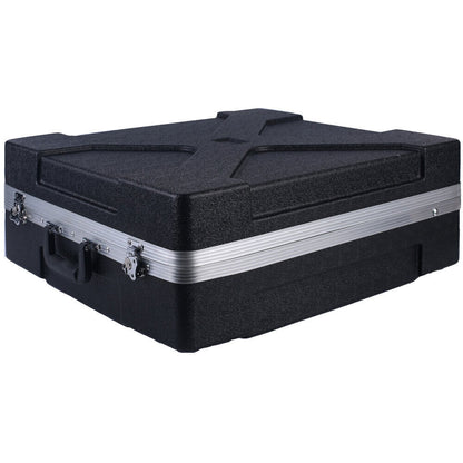 Torque ABS Pop-Up Mixer Rack Case - Black, Ergonomic Tilt-Up, Lightweight, Impact-Resistant, Replaceable Rack Rails, Heavy-Duty Latches, Portable — view 4