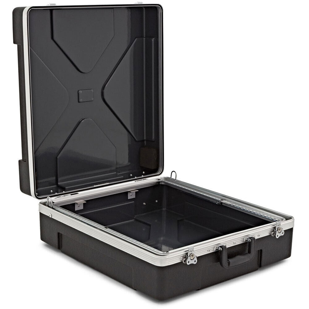Torque ABS Pop-Up Mixer Rack Case - Black, Ergonomic Tilt-Up, Lightweight, Impact-Resistant, Replaceable Rack Rails, Heavy-Duty Latches, Portable — view 2
