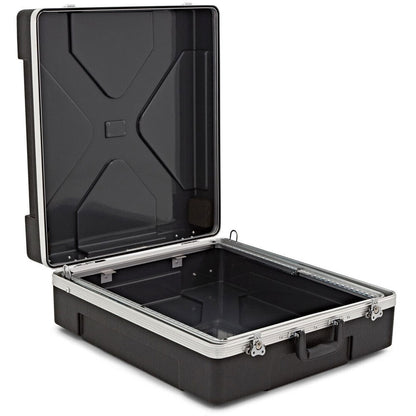Torque ABS Pop-Up Mixer Rack Case - Black, Ergonomic Tilt-Up, Lightweight, Impact-Resistant, Replaceable Rack Rails, Heavy-Duty Latches, Portable — view 2