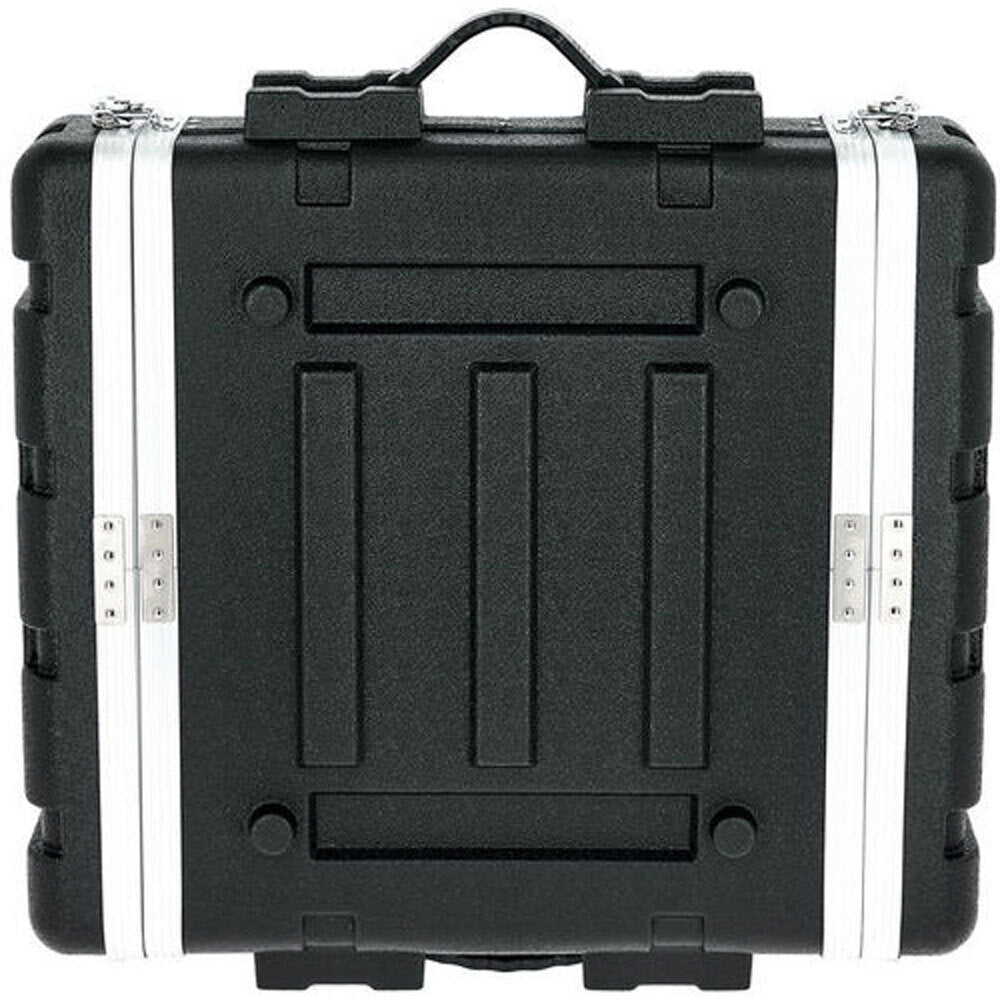 Torque ABS 2U Rack Case - Black, Lightweight Impact-Resistant, 17" Depth, Aluminum Rails, Spring-Loaded Handles, Butterfly Latches