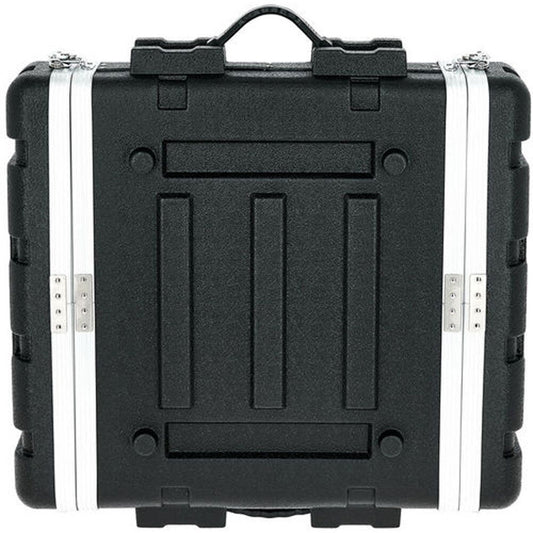Torque ABS 2U Rack Case - Black, Lightweight Impact-Resistant, 17" Depth, Aluminum Rails, Spring-Loaded Handles, Butterfly Latches