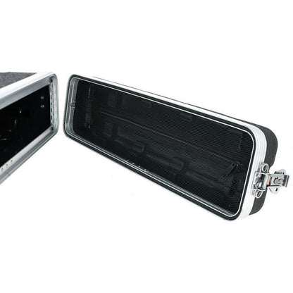 Torque ABS 2U Rack Case - Black, Lightweight Impact-Resistant, 17" Depth, Aluminum Rails, Spring-Loaded Handles, Butterfly Latches — view 3