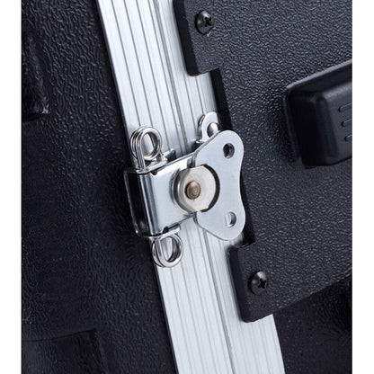 Torque 4U ABS Rack Case in Black with 17" Depth, Aluminum Rails, and Butterfly Latches — view 5