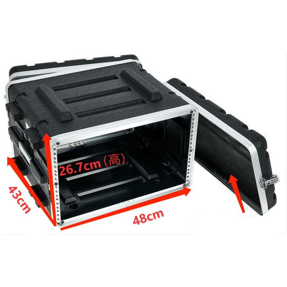 Torque 6U ABS Rack Case in Black — view 6