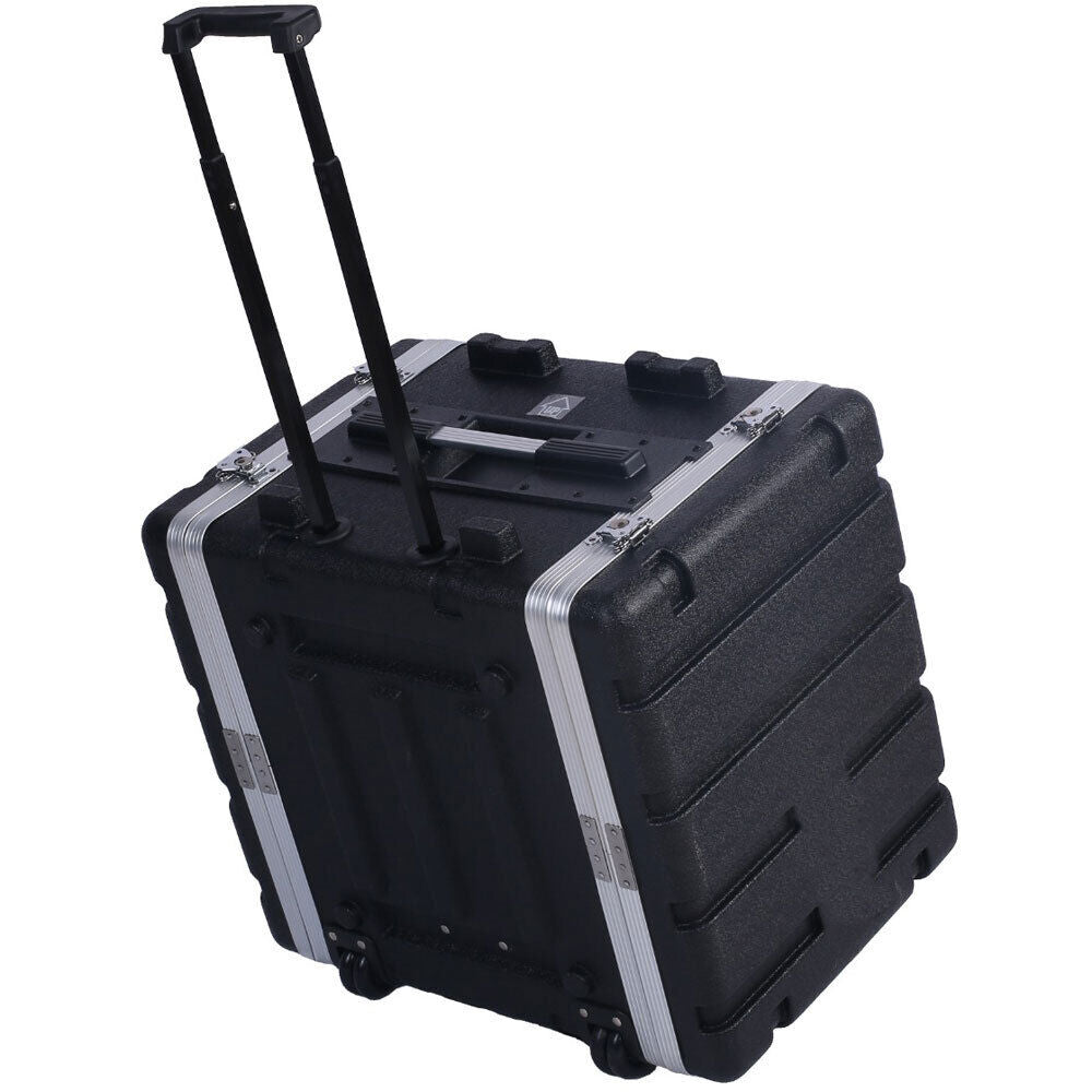 Torque 7U ABS Rack Case with Wheels, 17" Deep, Lightweight, Aluminum Rails, Butterfly Latches, Includes Rack Screws — view 2
