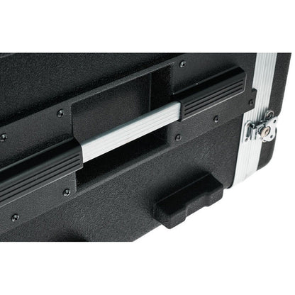 Torque ABS 8U Rack Case in Black - Lightweight, Impact-Resistant, 17" Deep, Includes Rack Rails, Handles, Butterfly Latches, and Screws — view 4