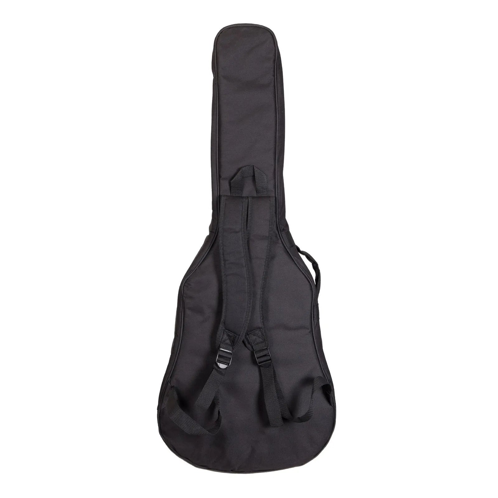 Timberidge Deluxe Acoustic Guitar Gig Bag with 18mm Padding and Removable Neck Support - Black — view 2