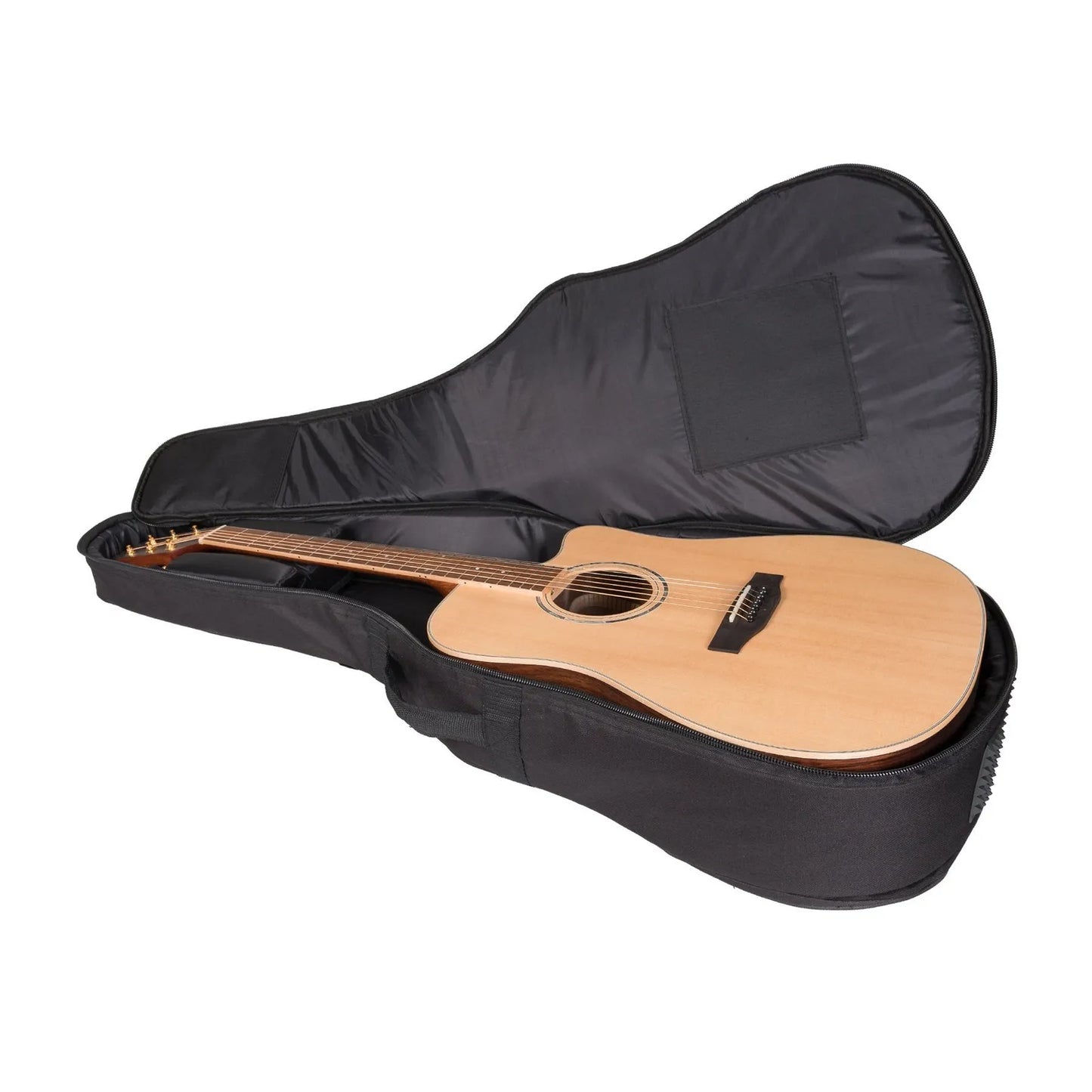Timberidge Deluxe Acoustic Guitar Gig Bag with 18mm Padding and Removable Neck Support - Black — view 4