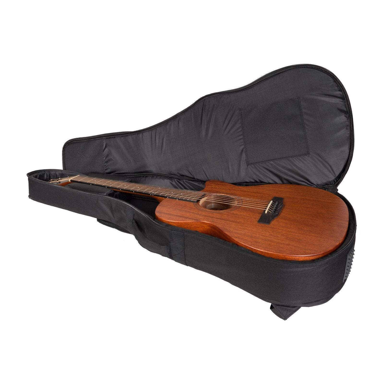 Timberidge Deluxe Small Body Acoustic Guitar Gig Bag - Black — view 4