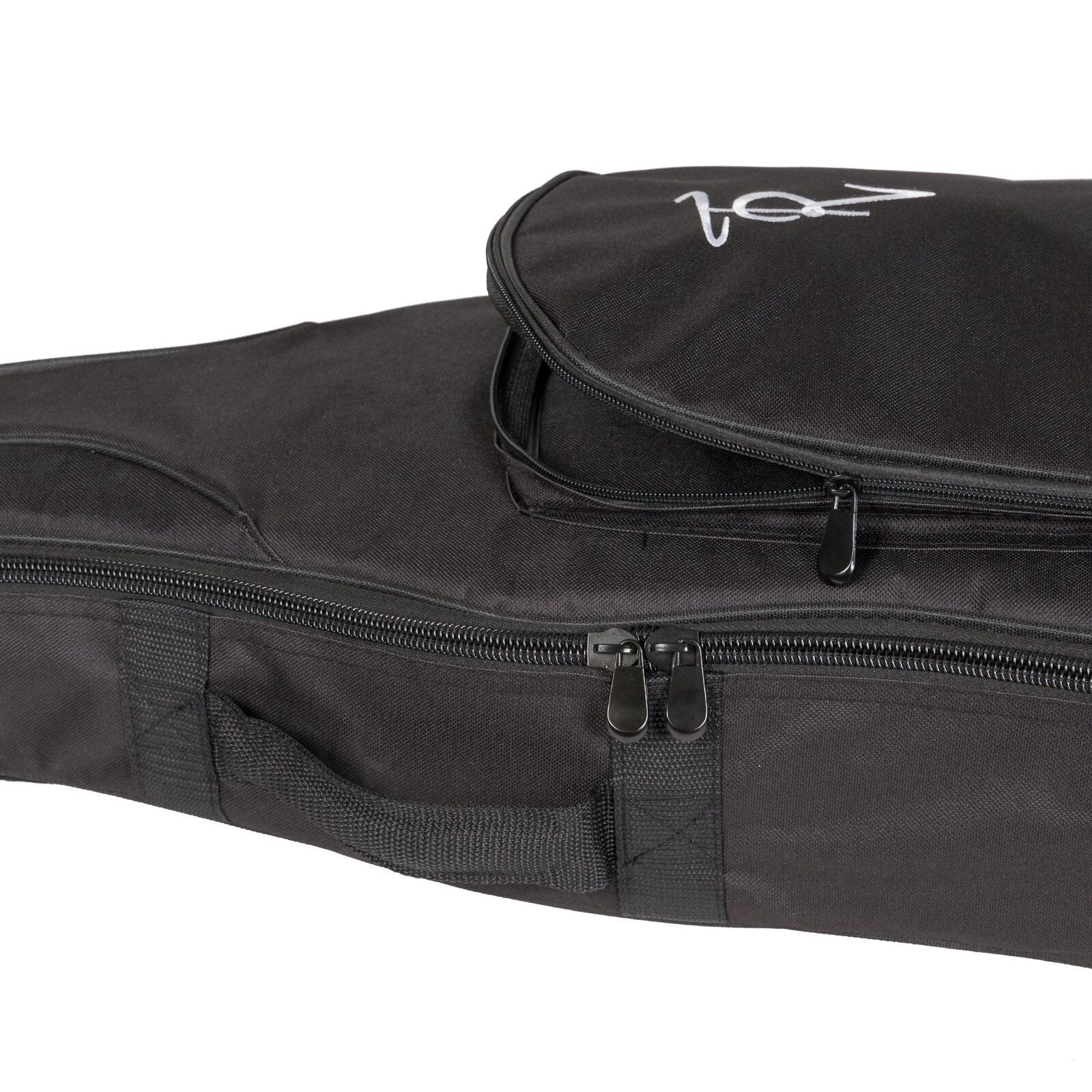 Timberidge Deluxe Small Body Acoustic Guitar Gig Bag - Black — view 5