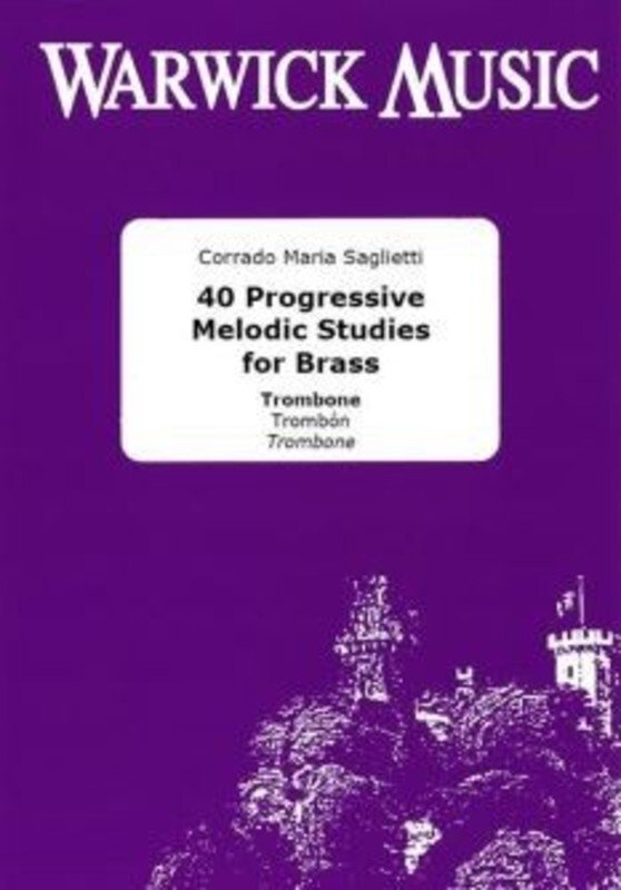Saglietti - 40 Progressive Melodic Studies For Trombone (Warwick Music)