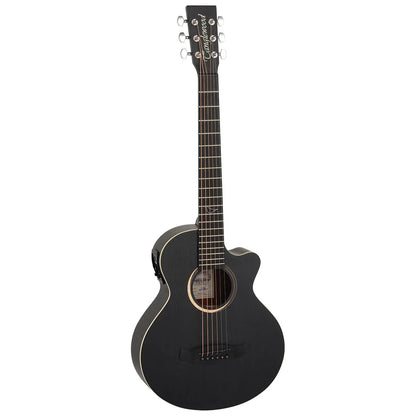 Tanglewood Blackbird TB2-CE Super Folk Traveller Cutaway/Electric Guitar Smokestack Satin — view 2