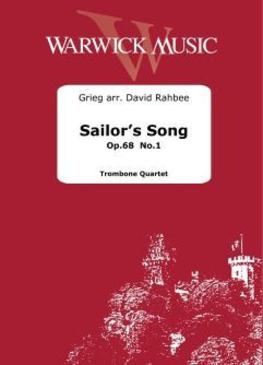 Sailors Song Op 68 No 1 For Trombone Quartet Sc/Pts Score/Parts (Trombone)