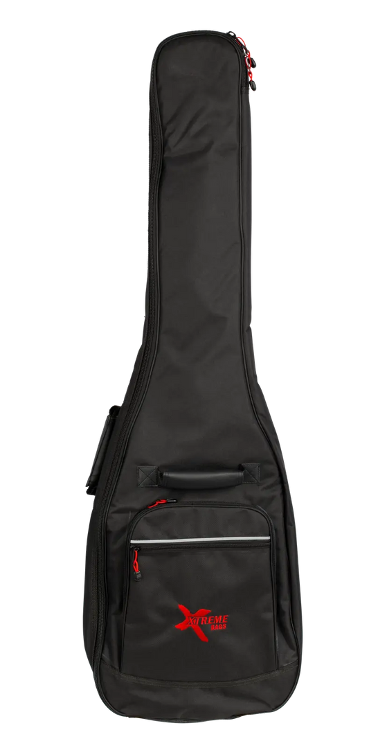 Xtreme TB315B Electric Bass Guitar Gig Bag - Heavy Duty Black 15mm Thick