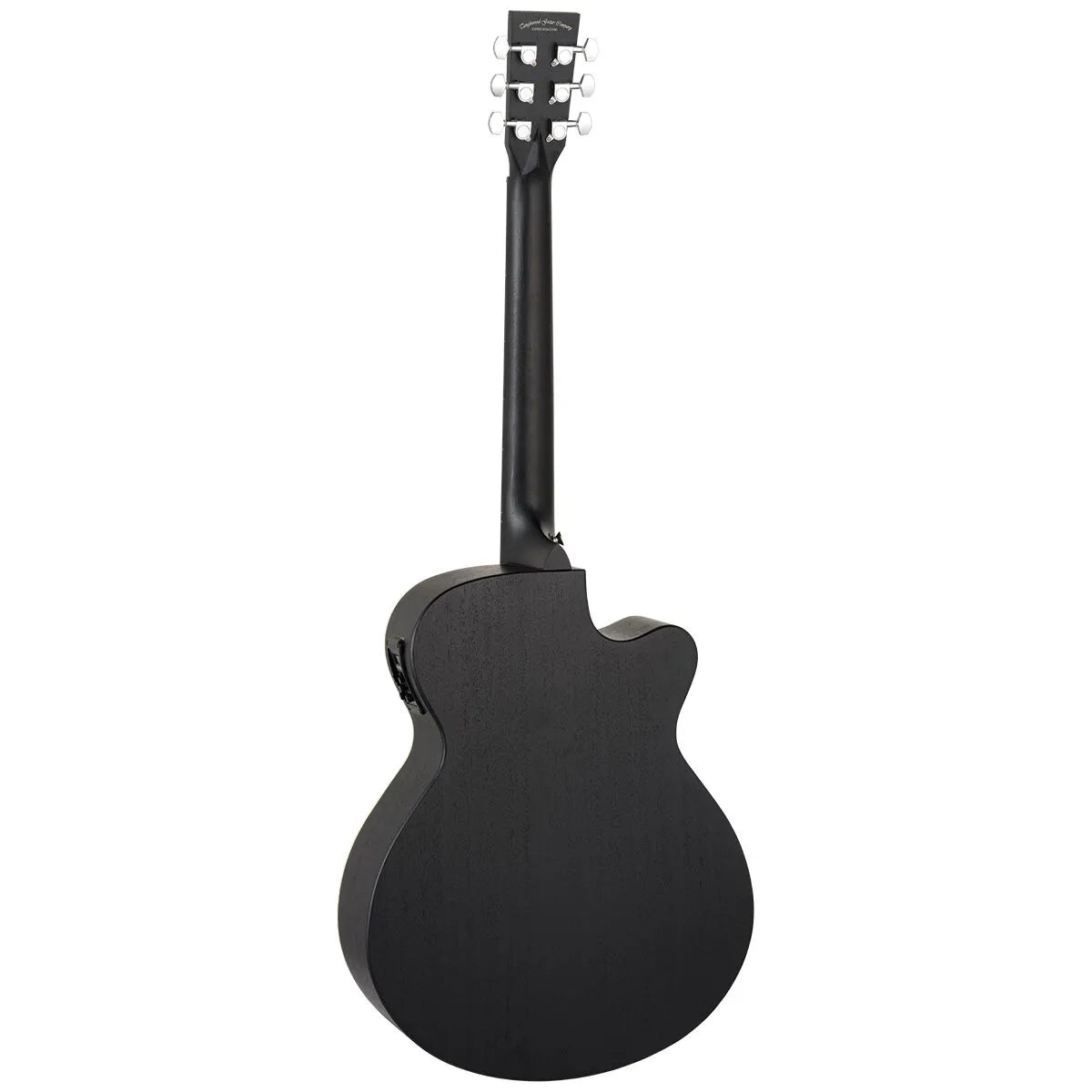 Tanglewood Blackbird TB4-CE-LH Left Hand Super Folk Cutaway Acoustic Guitar Smokestack Satin — view 3