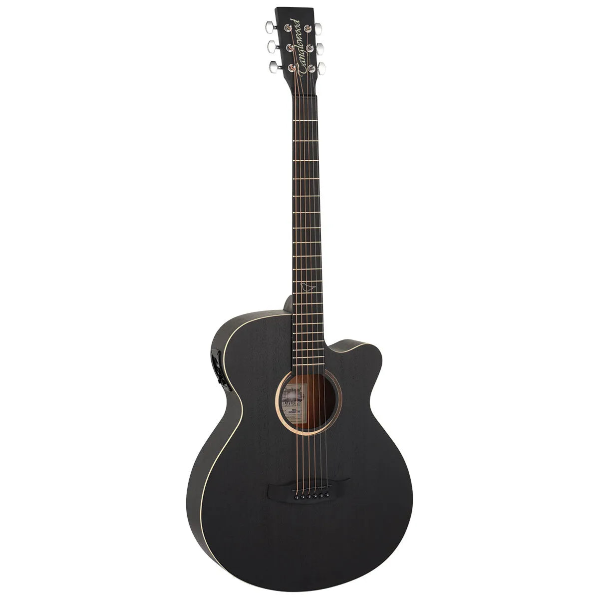 Tanglewood Blackbird TB4-CE Super Folk C/E Acoustic Guitar Smokestack Satin — view 2
