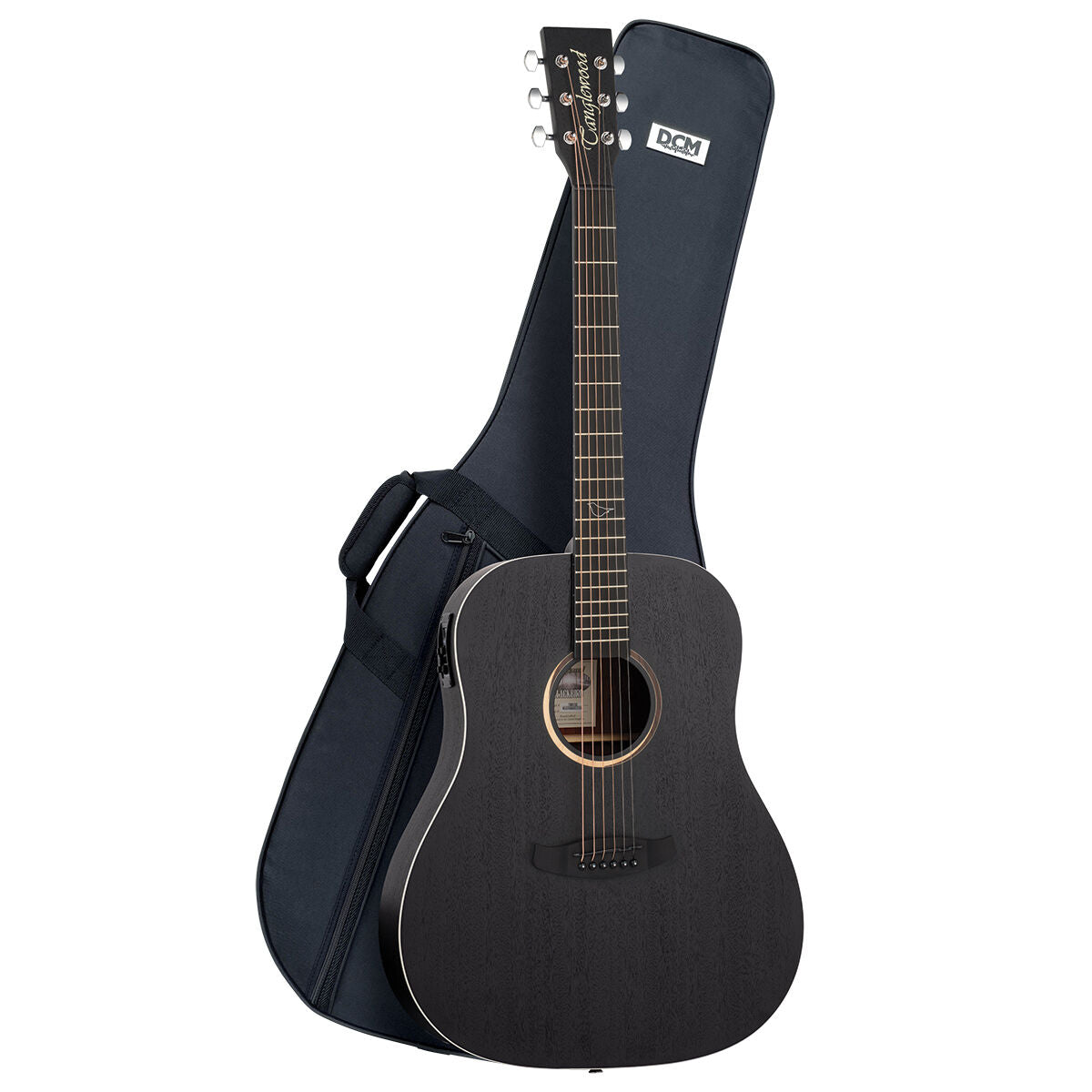 Tanglewood Blackbird Sloped Shoulder Dreadnought Acoustic/Electric Guitar Pack with DCM Premium Case