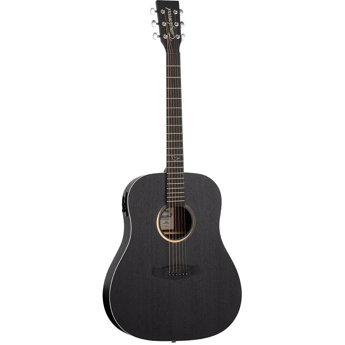 Tanglewood Blackbird TB5-SE Sloped Shoulder Dreadnought A/E Acoustic Guitar Smokestack Satin — view 2
