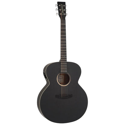 Tanglewood Blackbird TB7-E Super Jumbo A/E Guitar Smokestack Black Satin — view 2